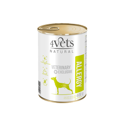 4Vets Natural Allergy 400g - Mokra karma weterynaryjna dla psa z alergią 4Vets Natural Allergy